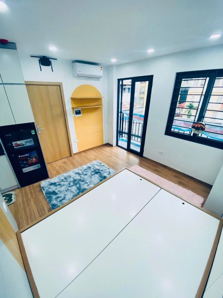 Toà CCMN Nhổn, 51/55T2m2, 6 Tầng, MT 5.32m, 10 phòng, cho thuê 50tr/ tháng (NTL A24)