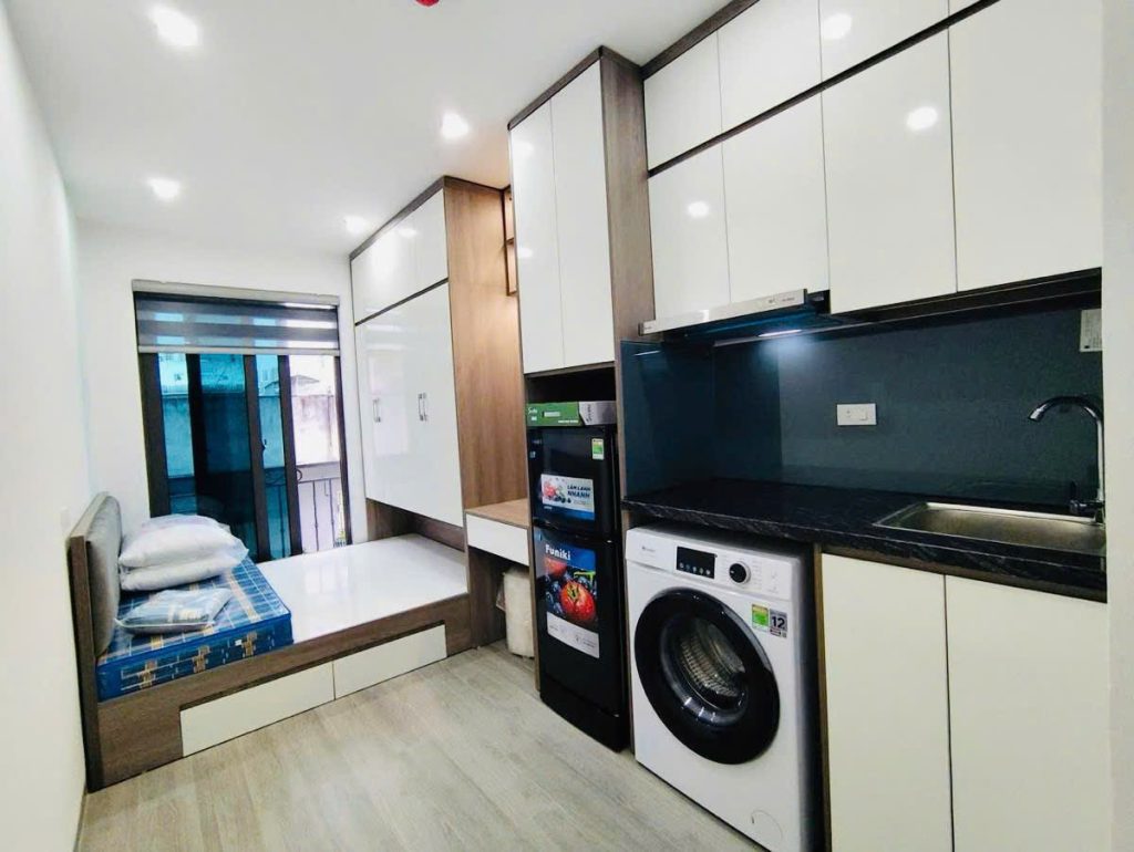 Toà CCMN Mỹ Đình, 50m2, 6 Tầng, MT 4.6m, 13 Phòng, cho thuê 58tr/ tháng (NTL A38)